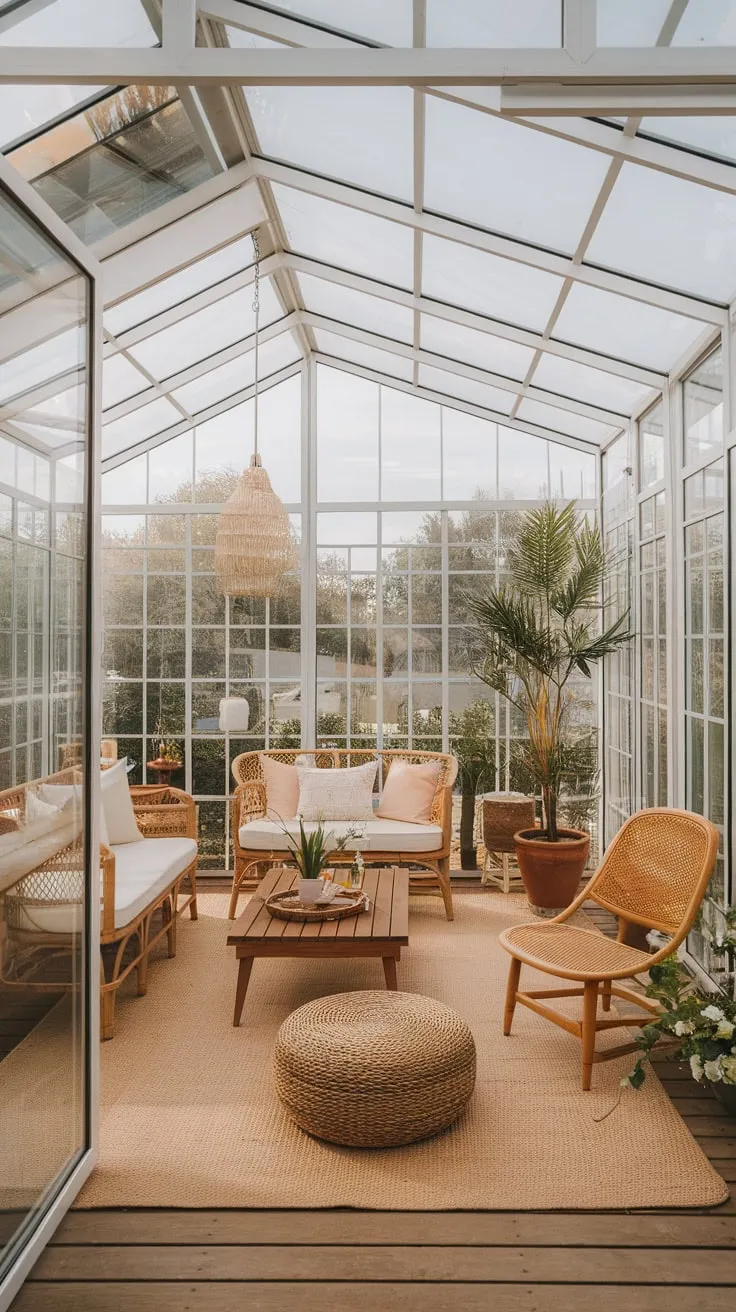 Sunshine and serenity, all in one sunroom.