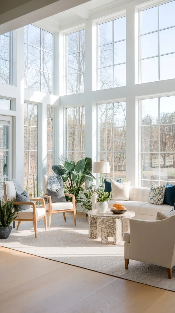 Sunshine and serenity, all in one sun-drenched room.