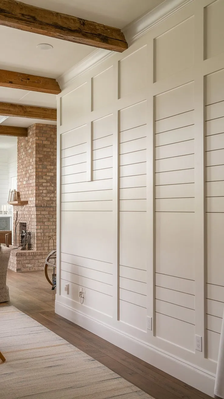 Sunshine spills into this charming tiny kitchen, its yellow walls and craftsman details creating a quintessential English country style.  The painted walls perfectly complement the warm wood tones and create a cozy, inviting space.
