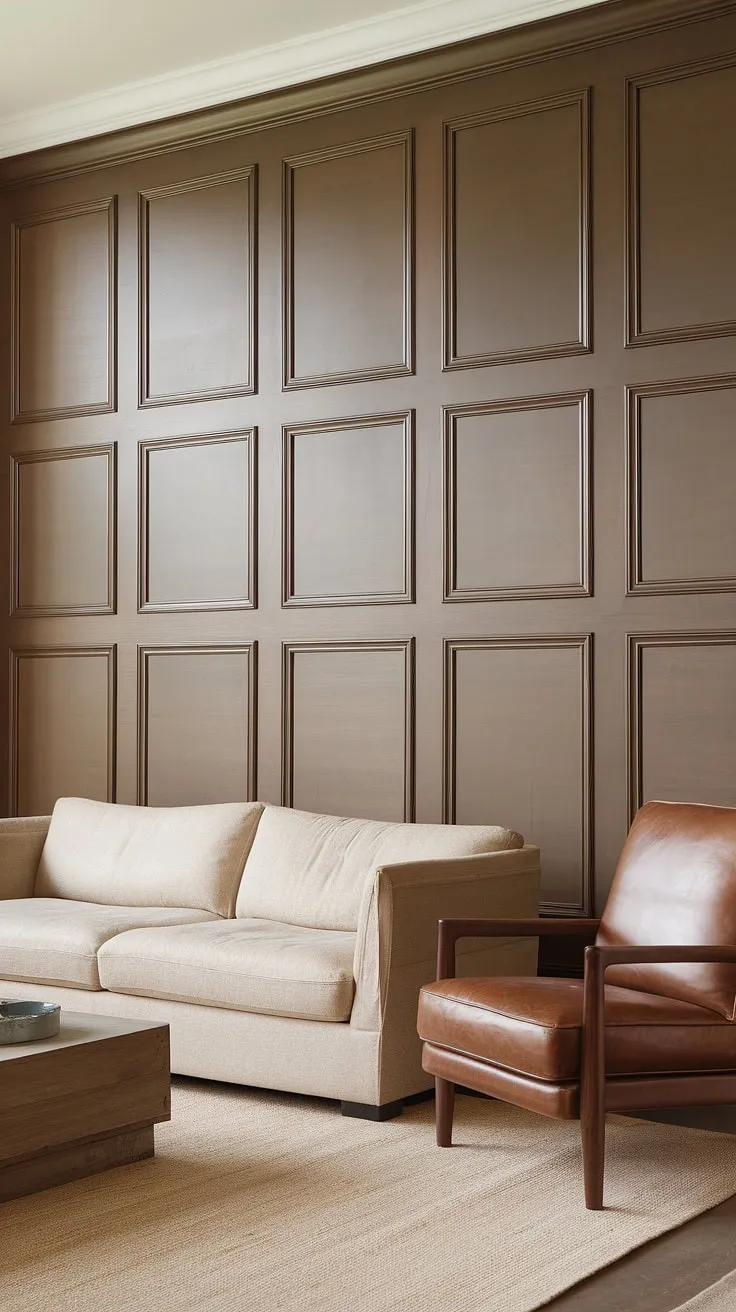 The dramatic effect of this tall wainscoting is undeniable.  We used a classic board and batten design for this room remodeling project, creating a new wall that's both elegant and impactful.  This DIY wainscoting project showcases the versatility of wainscoting styles, and we can't wait to see how you incorporate this look into your own home, whether it's a wainscoting bathroom or dining room wainscoting.