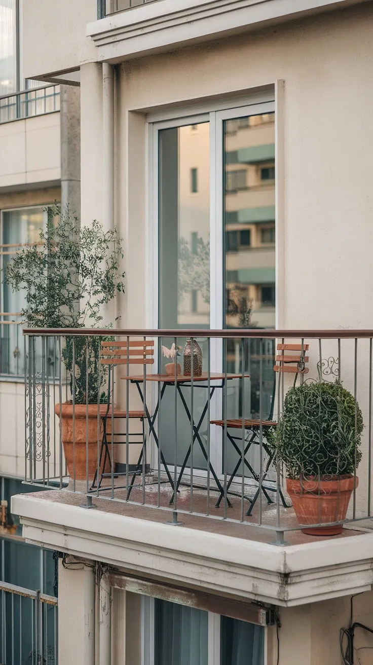 Maximize your space with this inspiring terrace apartment ideas. This small balcony decor demonstrates how to decorate a small balcony, offering clever small balcony setup and furniture for small balcony solutions. Explore creative balcony ideas and balcony designs for your own terrace apartment.