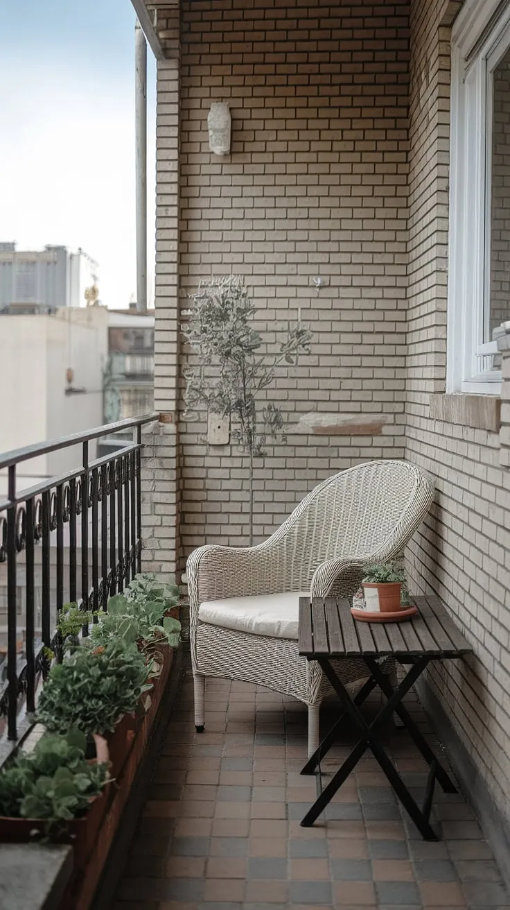 Transform your small space into a tranquil retreat. This condo terrace ideas proves that even a small patio ideas can be a haven of peace. Explore more balcony decorating ideas and relaxing balcony ideas for your own outdoor balcony.