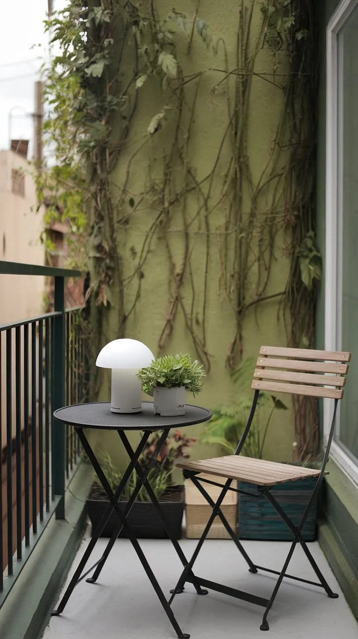 Small balcony decoration doesn't have to be complicated. This small outdoor balcony proves that even a small space can be a haven. Find more inspiring small balcony decoration and outdoor balcony ideas for your condo terrace or apartment balcony.
