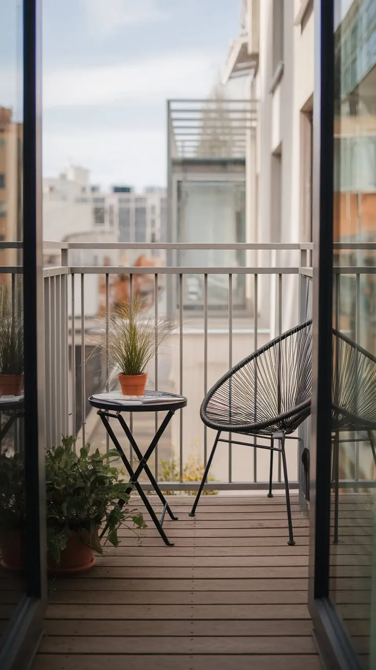 Maximize your space with these balcony decorating ideas. This small patio ideas showcase how a little creativity can turn a condo terrace ideas into a peaceful escape. Explore more small outdoor balcony ideas for your apartment balcony ideas.