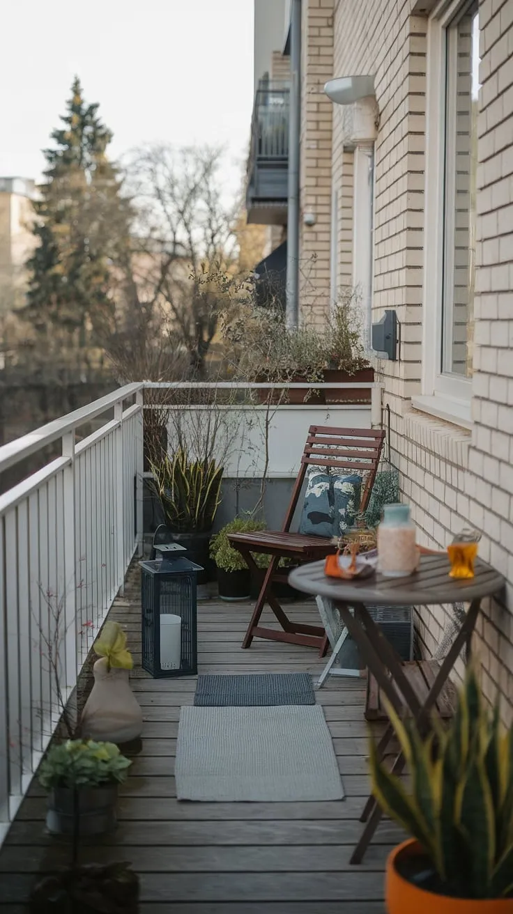 Apartment balcony ideas don't get much better than this! Small balcony decoration and smart condo terrace ideas maximize space for ultimate relaxation. Perfect small patio ideas for urban living.