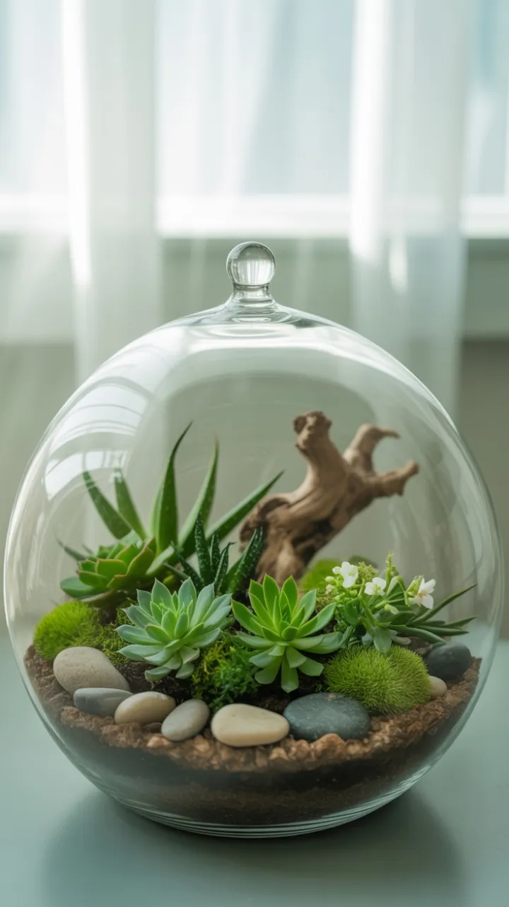 Miniature Forest Under Glass