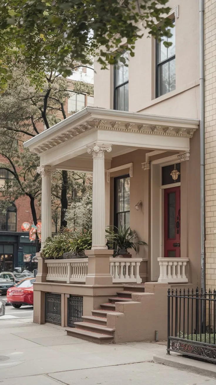 Historic Townhouse Front Porch in the Heart of the City