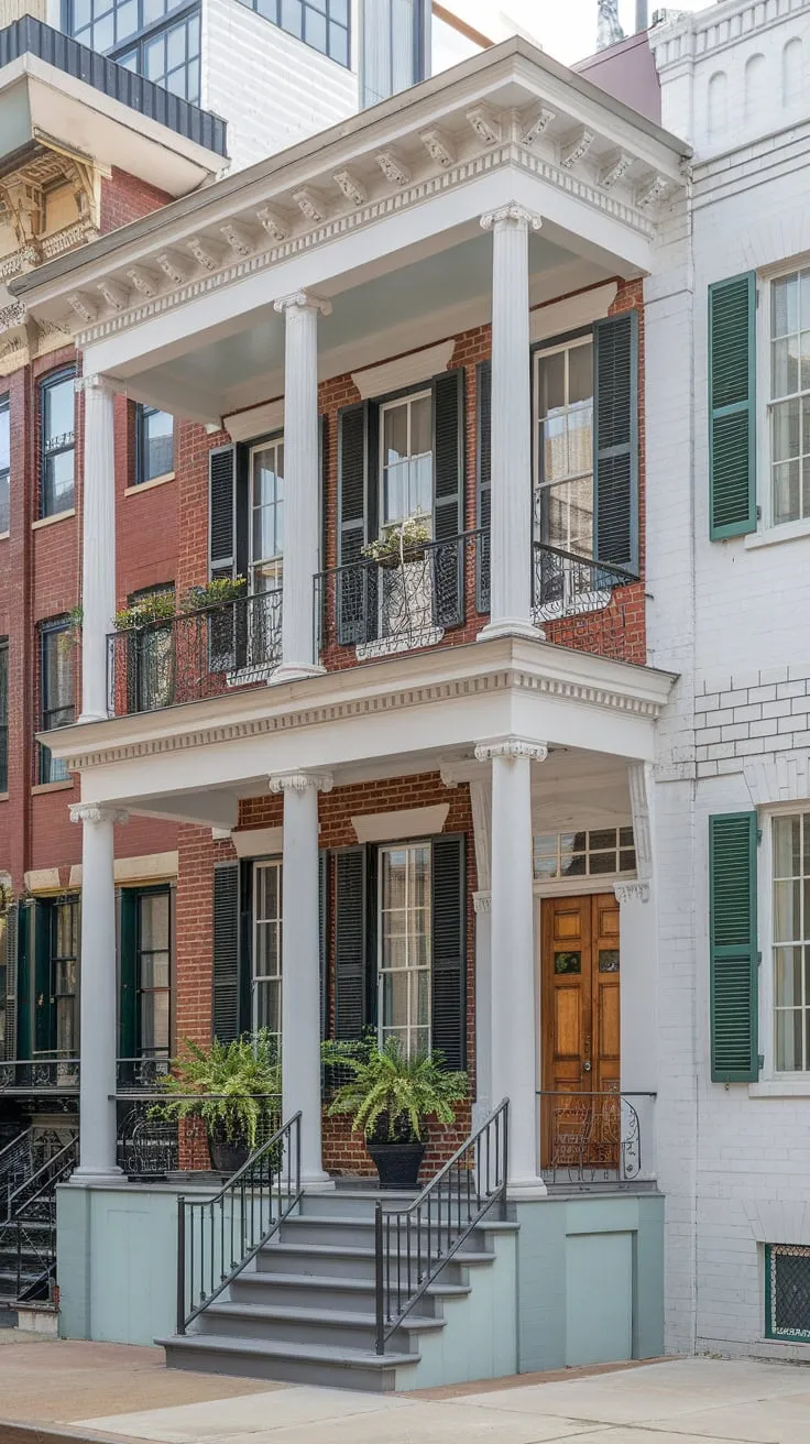 Historic Red Brick Townhouse Nestled in the City
