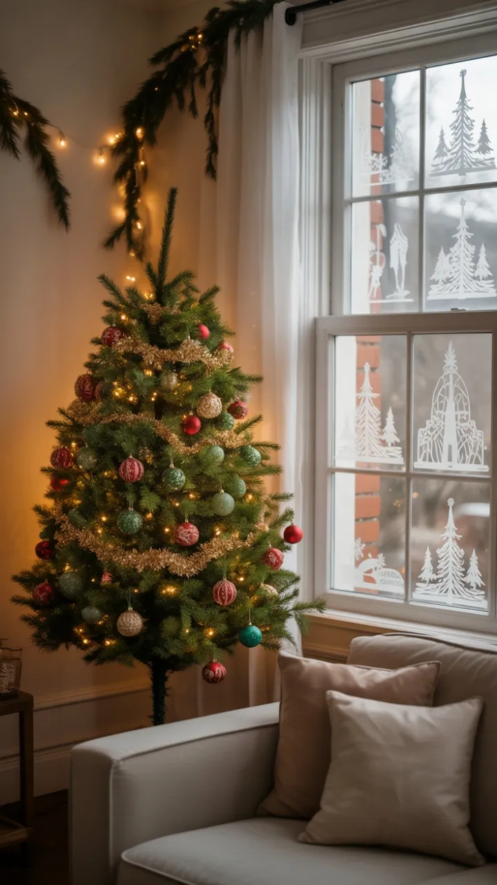 Warm Hearth Vintage Christmas with Golden Afternoon Light