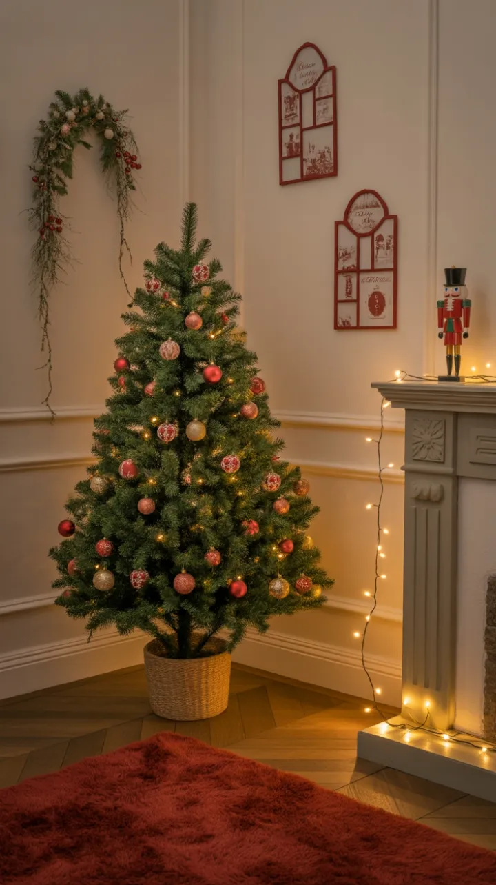 A Cozy Vintage Christmas Hearth