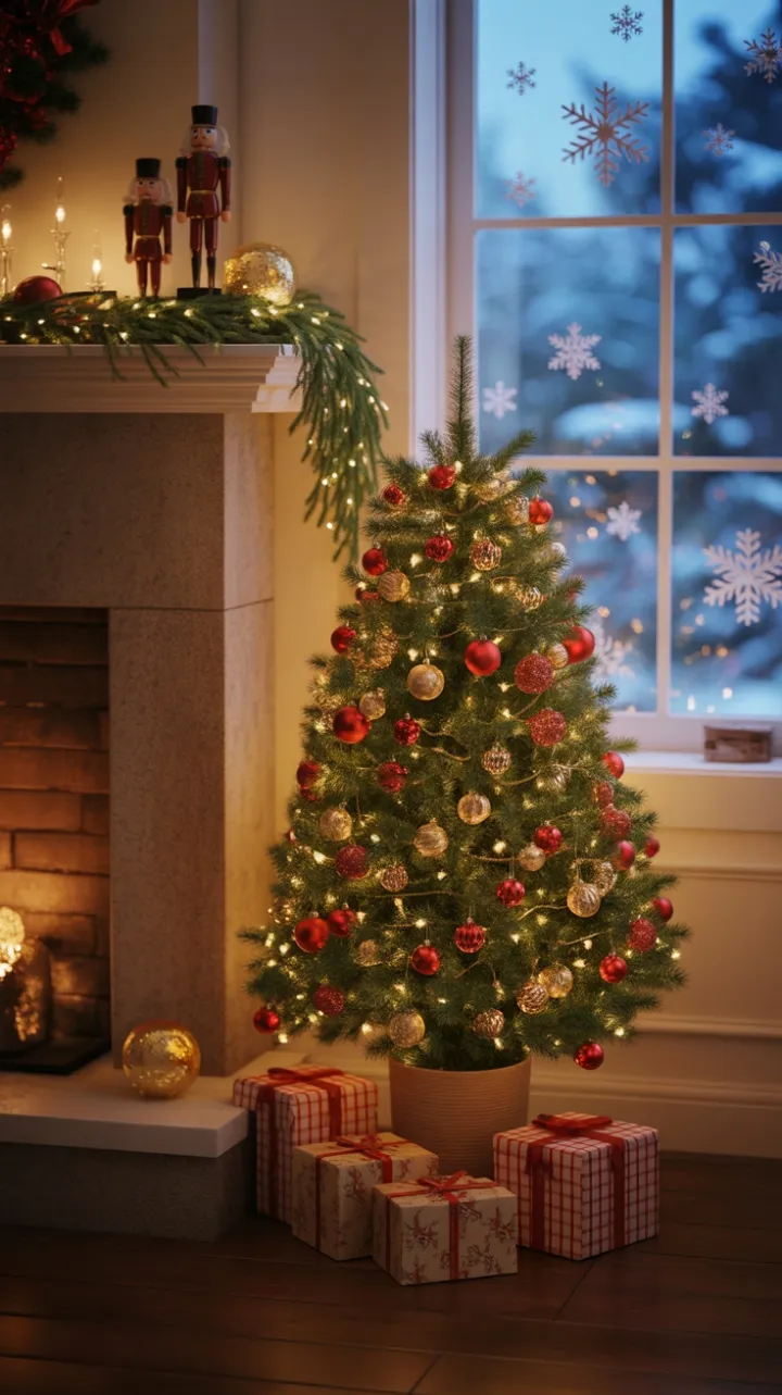 Hearthside Holiday Magic in a Timeless Christmas Parlor