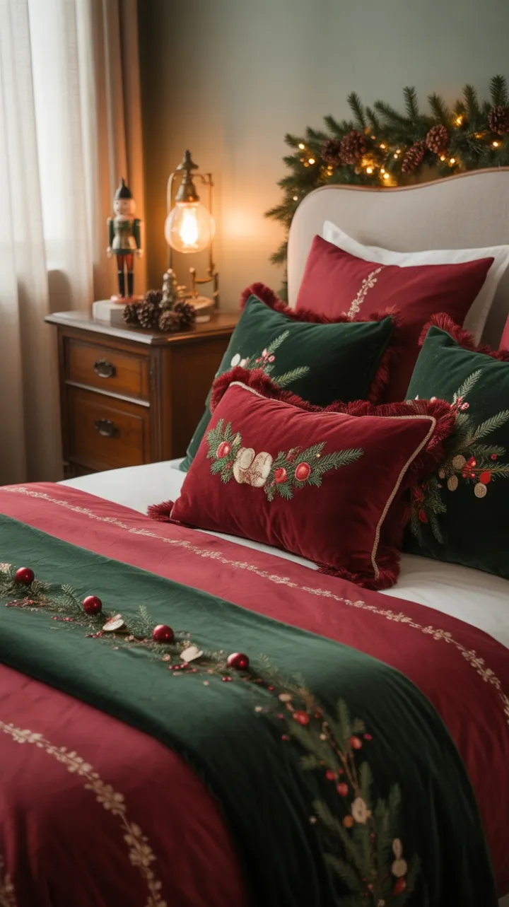 Heirloom Holiday Haven – A Cozy Christmas Bedroom