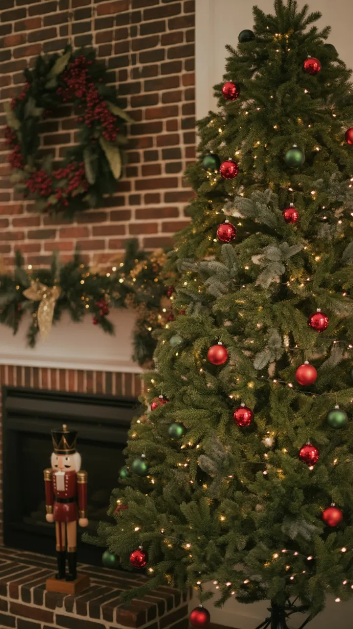 Timeless Christmas Hearth aglow