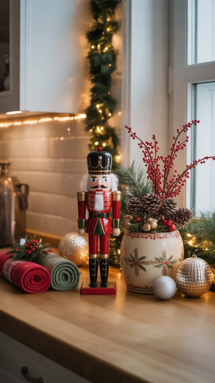 Cozy Nutcracker Kitchen Christmas Glow