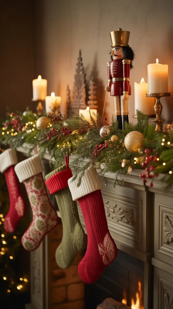 Warmth of a Timeless Christmas Mantel