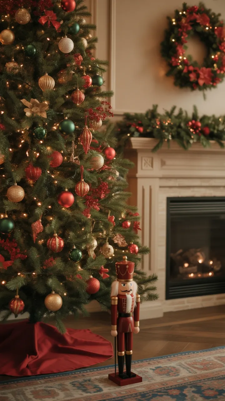 Hearthside Christmas in a Warm Glow