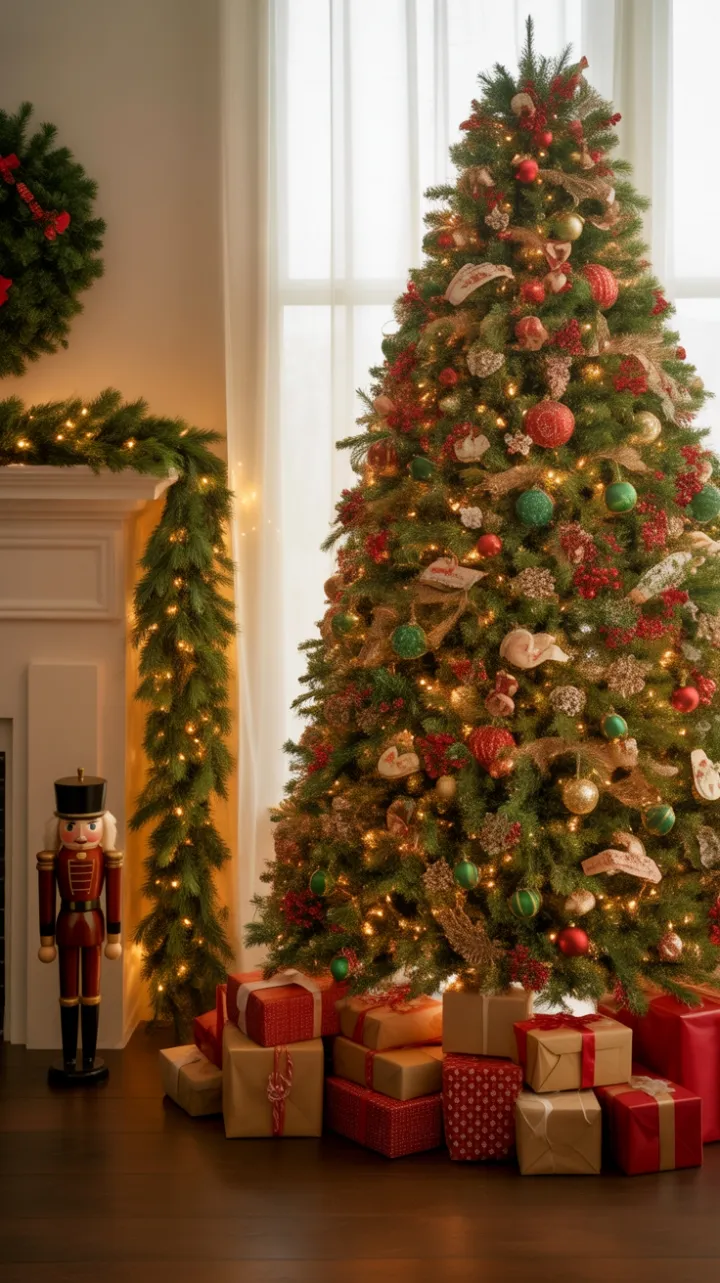 Twinkling Hearthside Christmas – A Cozy Room Wrapped in Warm Holiday Light