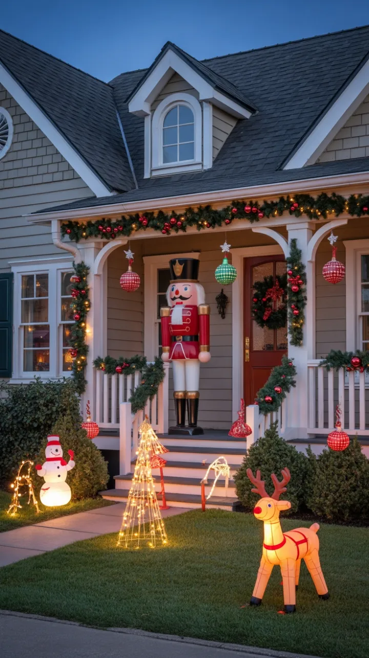 A Nutcracker’s Welcome on a Twinkling Christmas Evening