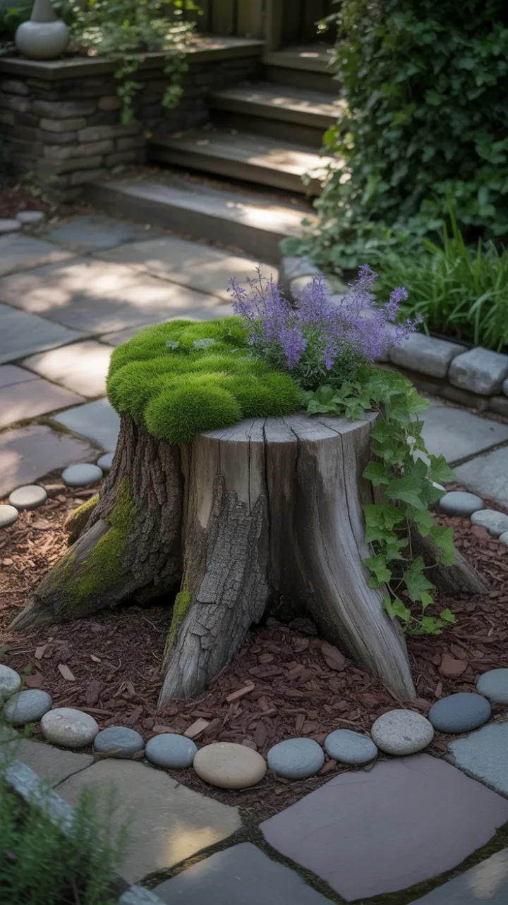 Sun-Dappled Stump Sanctuary