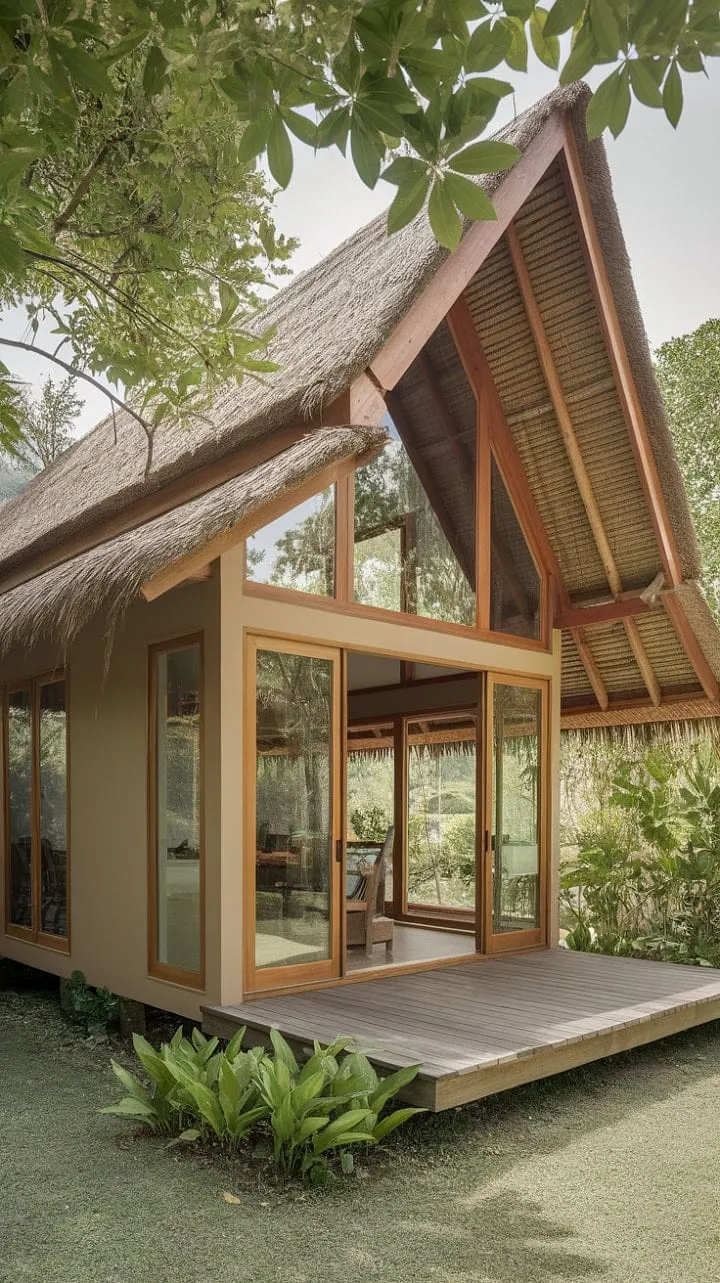 Discover a serene sanctuary where modern Thai design harmonizes with tropical beauty, inviting you to unwind in a space filled with natural light and handcrafted elegance.