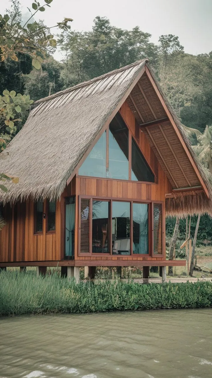 Experience a serene sanctuary where modern Thai design harmonizes with tropical tranquility, offering a peaceful retreat by the water's edge.