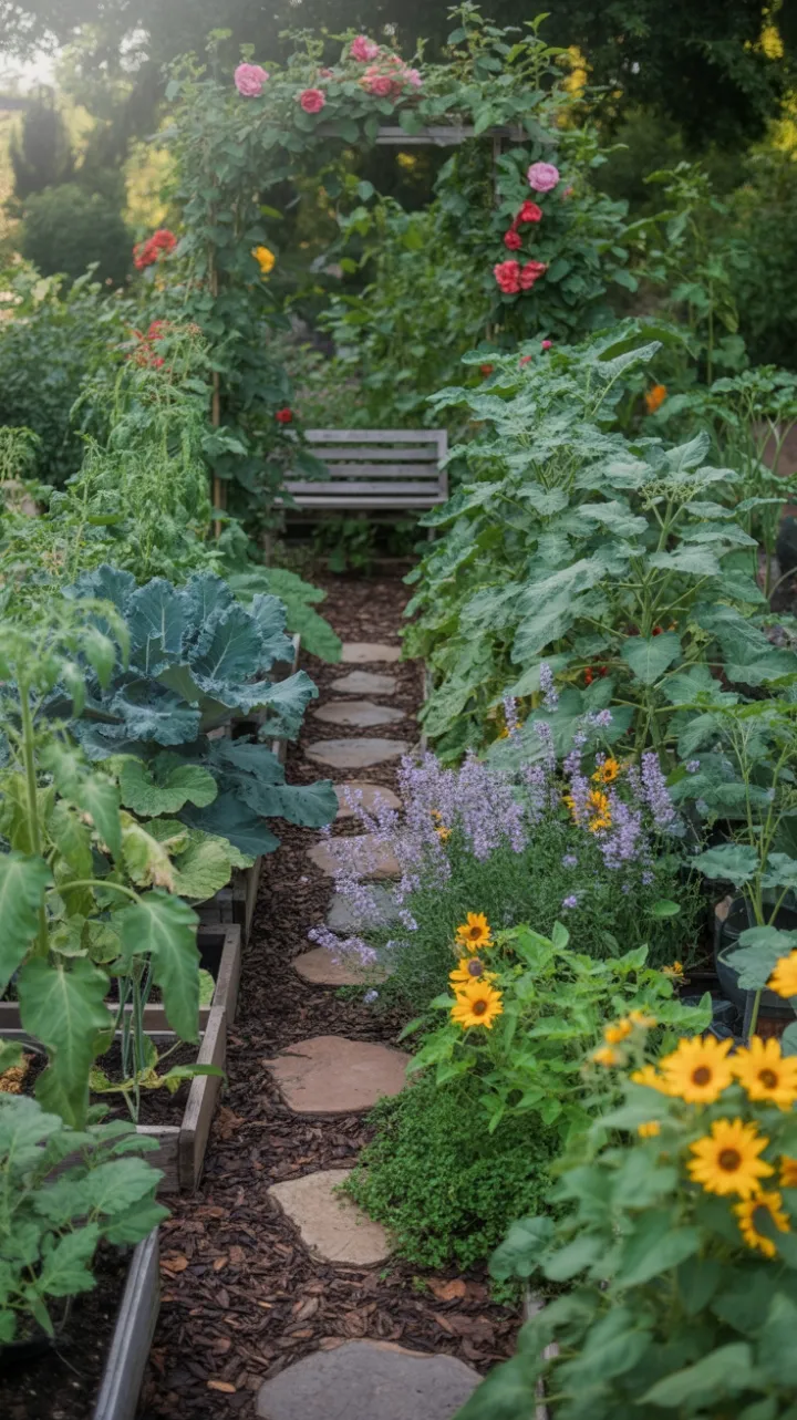 Sunlit Eden – Bountiful Garden Retreat