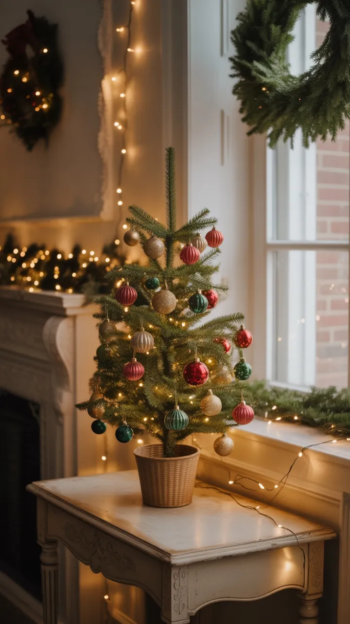Victorian Christmas Glow Around a Jewel-Bedecked Tree