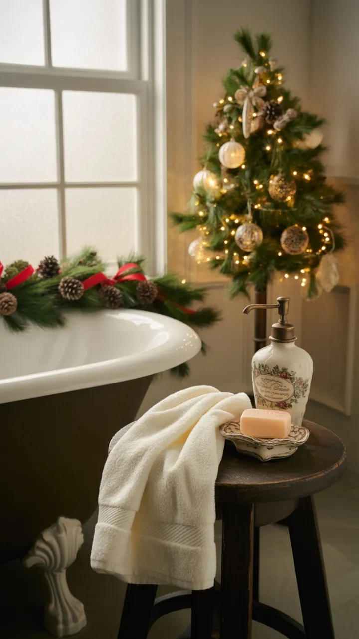 Victorian Christmas Bath of Rose and Pine