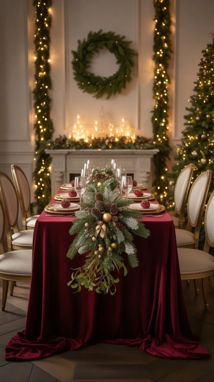 Victorian Velvet Christmas Dinner by Candlelight