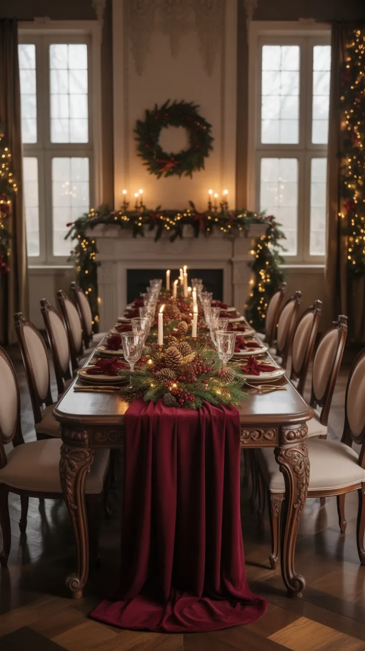 Gilded Victorian Christmas at the Mahogany Table