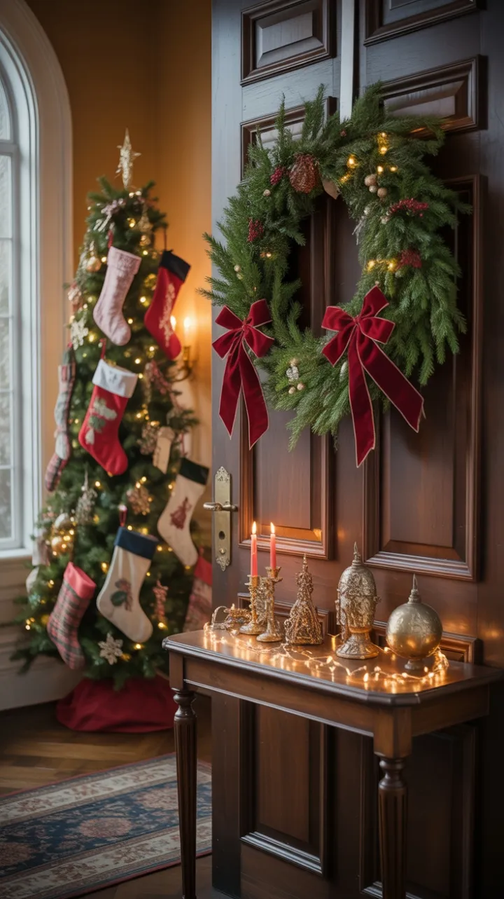 Warm Victorian Welcome Dressed for Christmas
