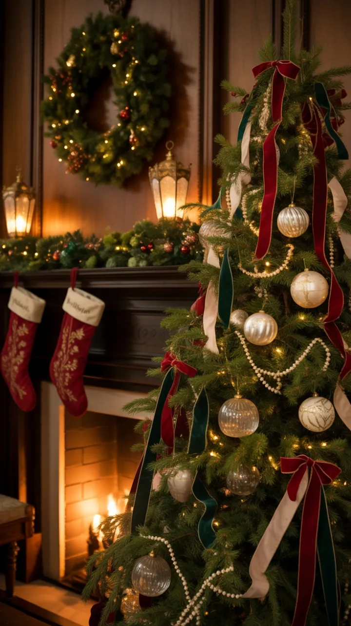 Gilded Victorian Yuletide by Firelight
