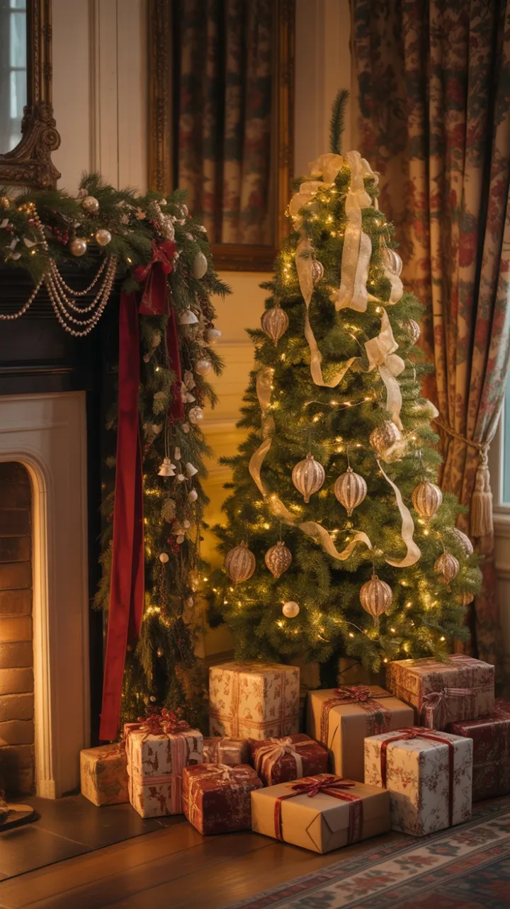 Timeless Victorian Christmas by the Hearth
