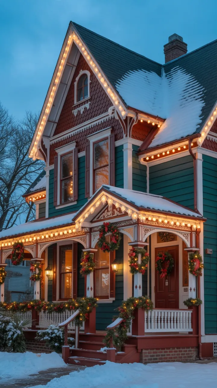 Twilight on Gingerbread Lane