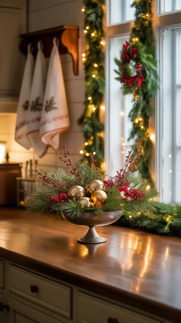 Heirloom Holiday Warmth in a Victorian Kitchen