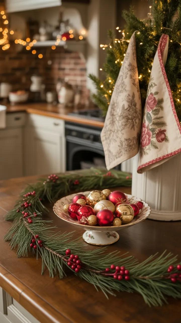 Warmth of a Victorian Christmas Kitchen