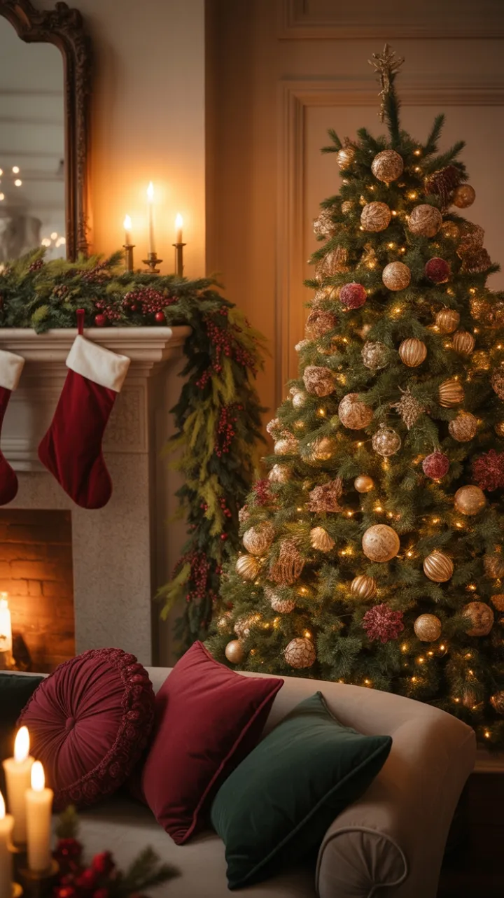 Candlelit Victorian Christmas Hearth