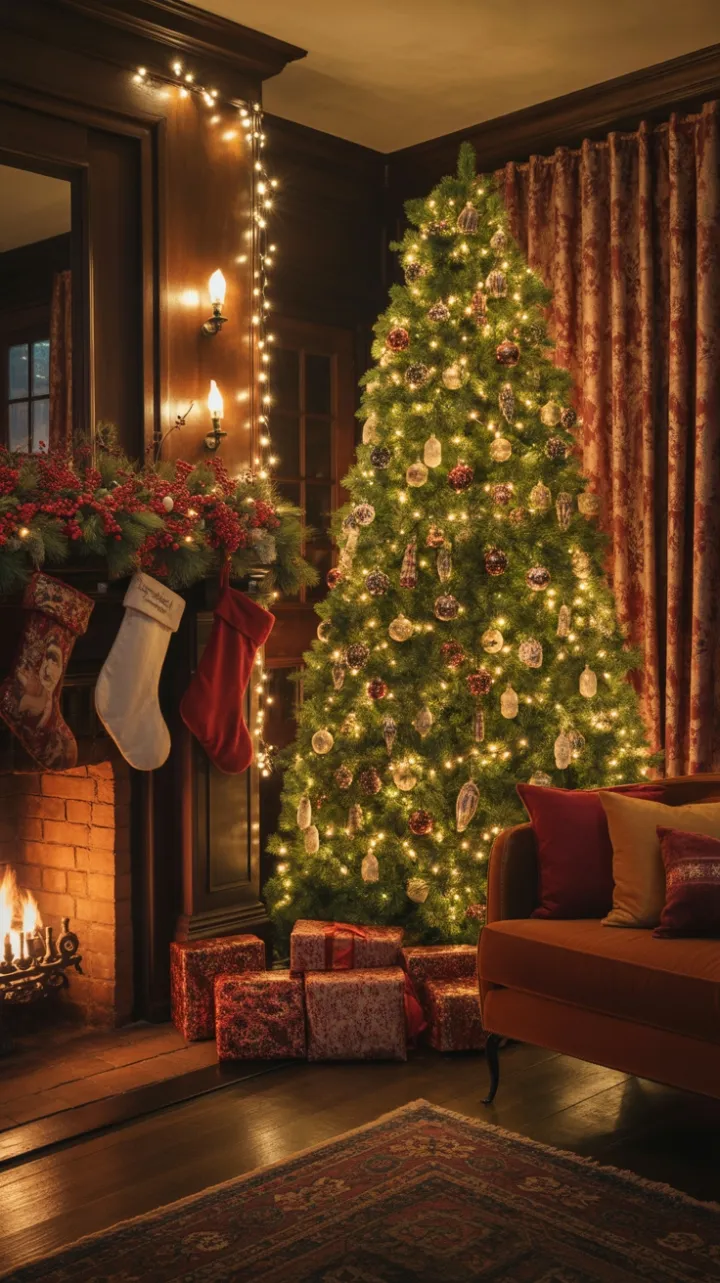 Timeless Victorian Christmas by the Hearth