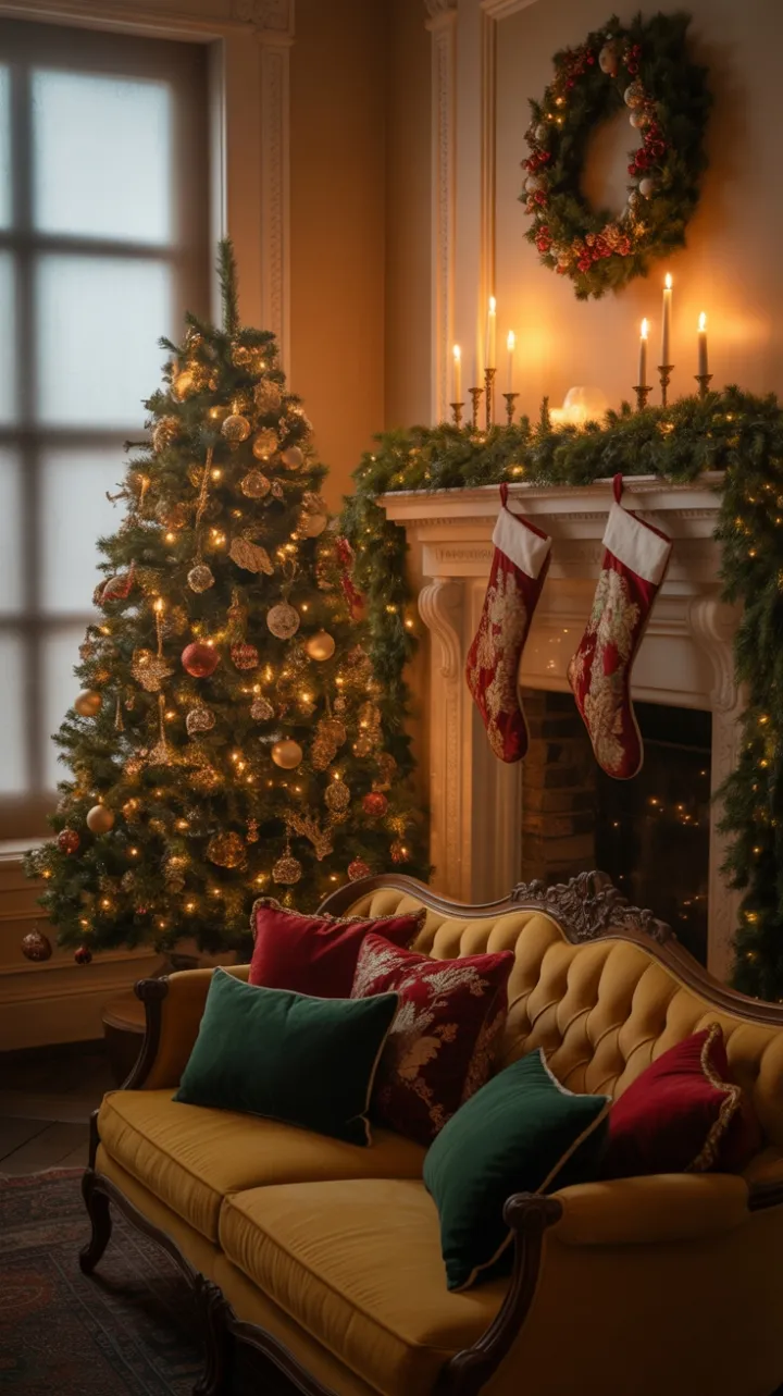 Candlelit Victorian Christmas by the Hearth