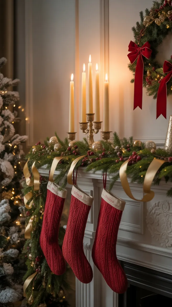 Victorian Hearthside Splendor Dressed in Velvet, Gold and Candlelight