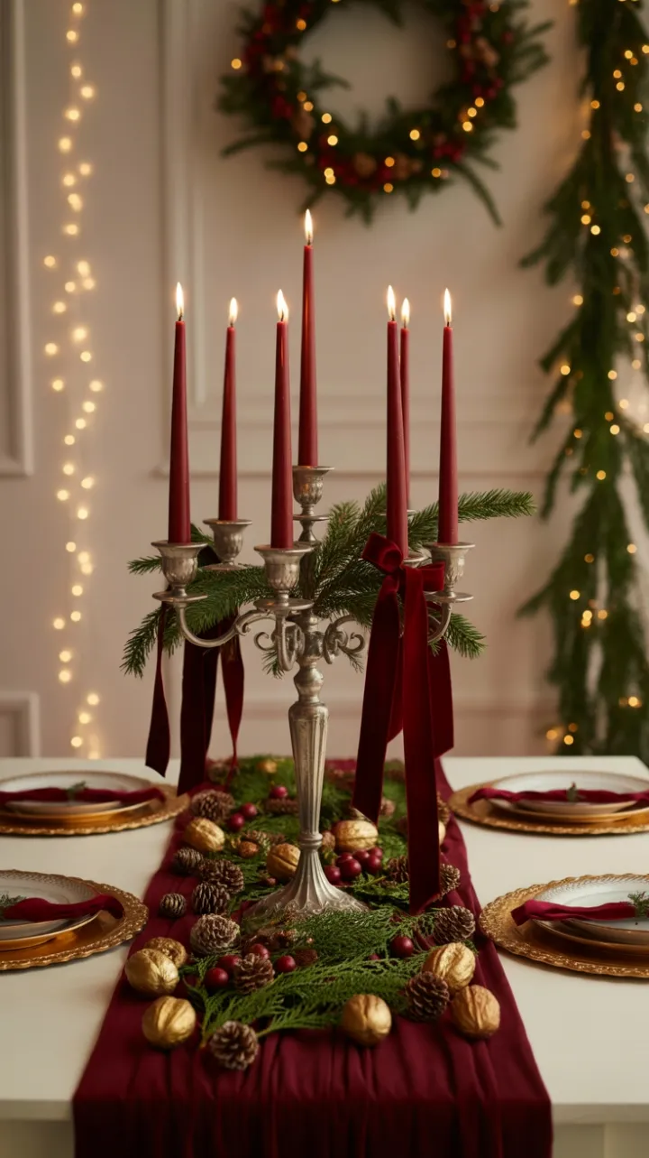 Victorian Velvet Yuletide Gilded Candlelit Feast