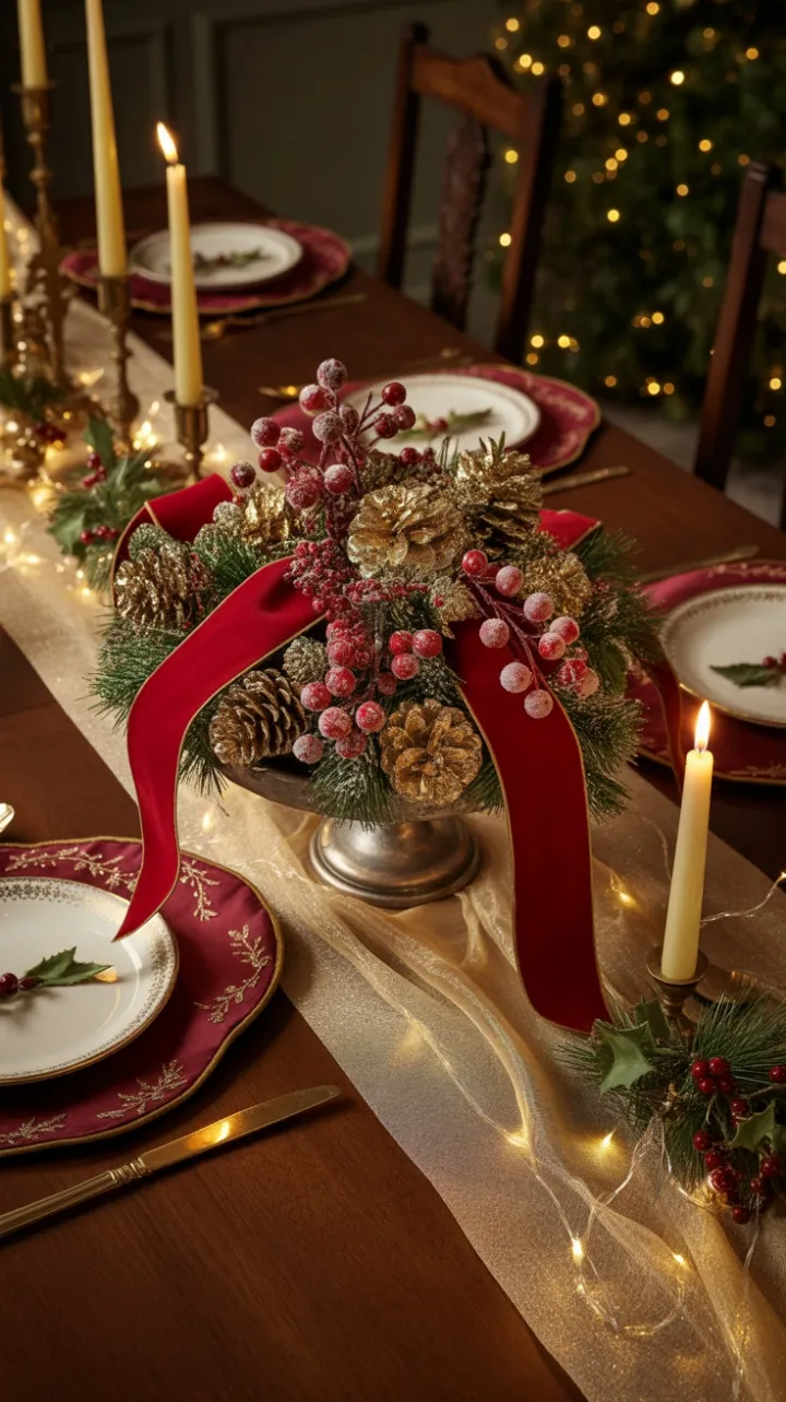 Victorian Yuletide in Velvet and Gold