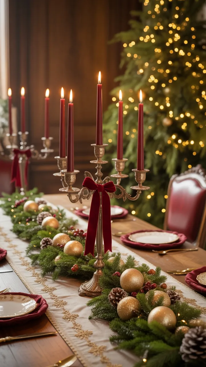 Candlelit Victorian Christmas in Velvet and Silver