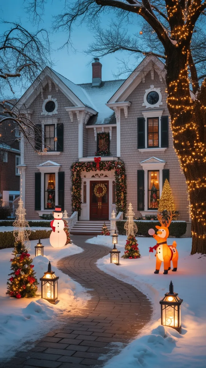 Victorian Christmas Wonderland on Cobblestone Lane