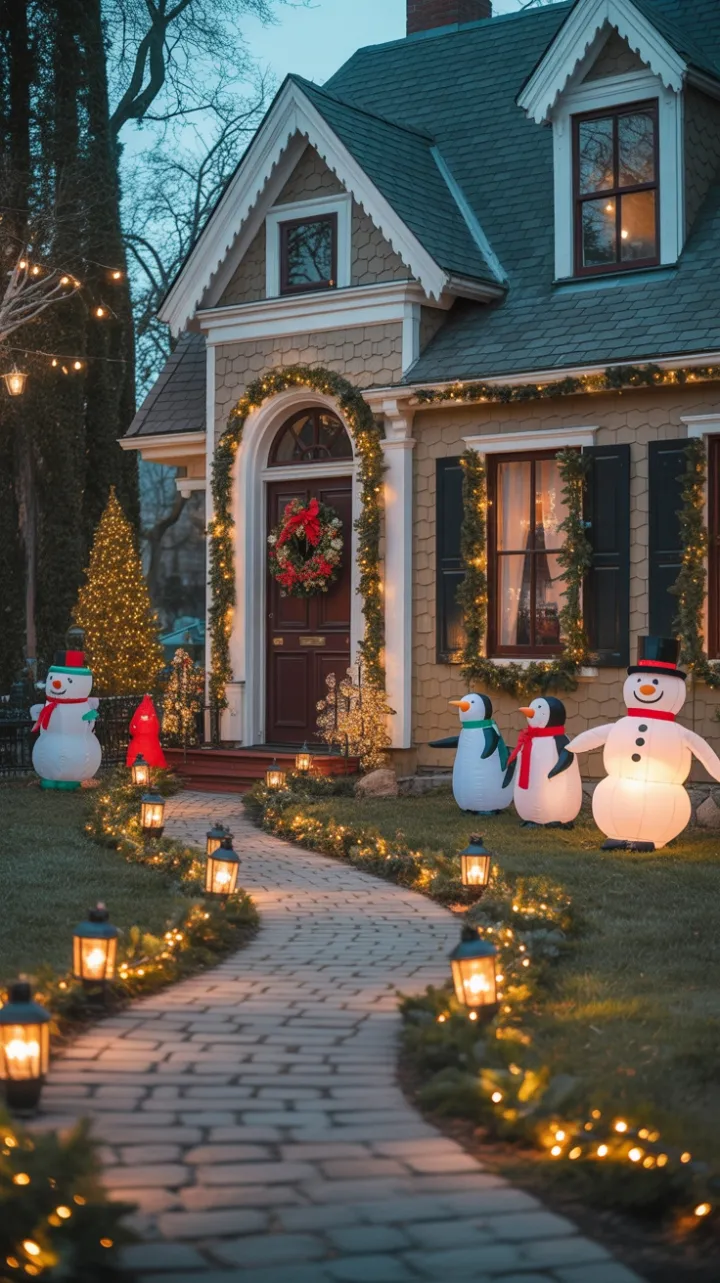 Twilight Magic at the Victorian Christmas Home