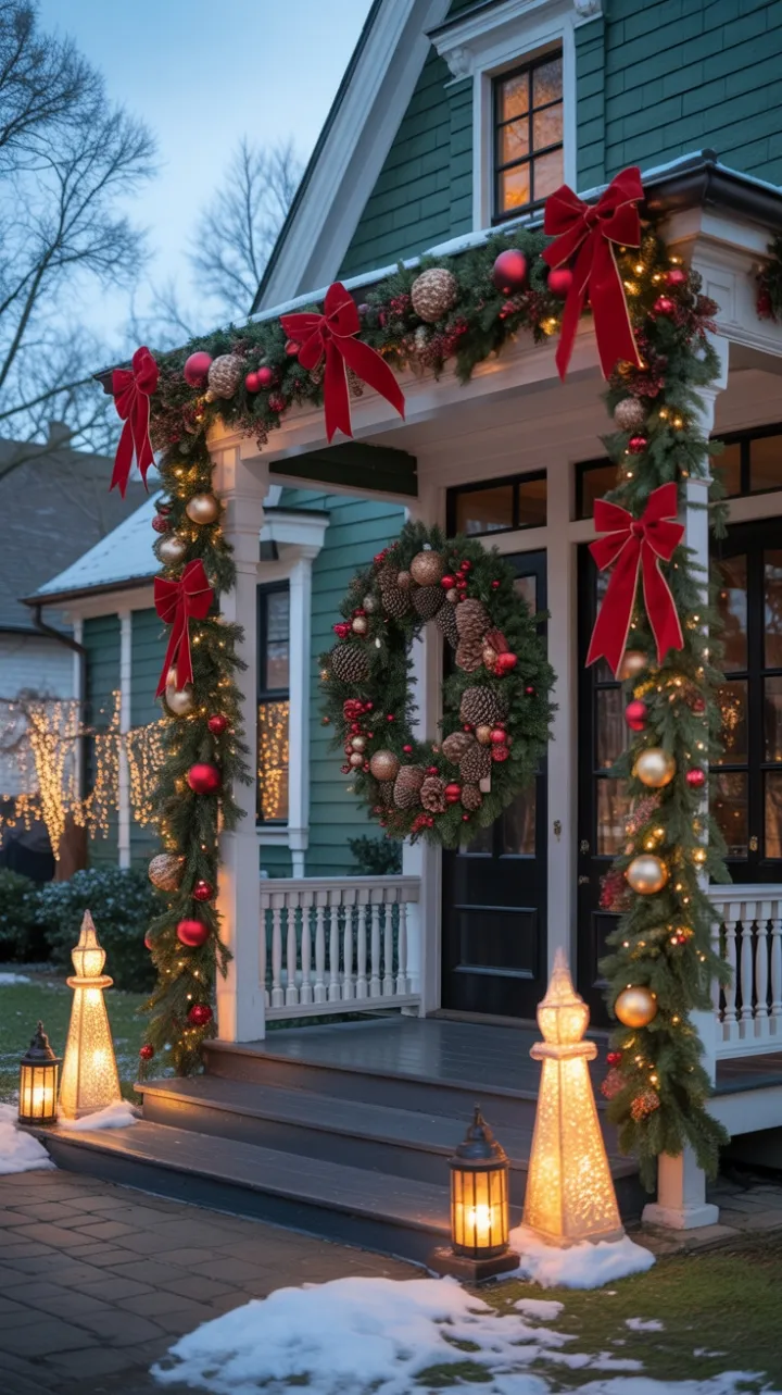 Victorian Holiday Magic Wrapped in Velvet Bows and Golden Glow