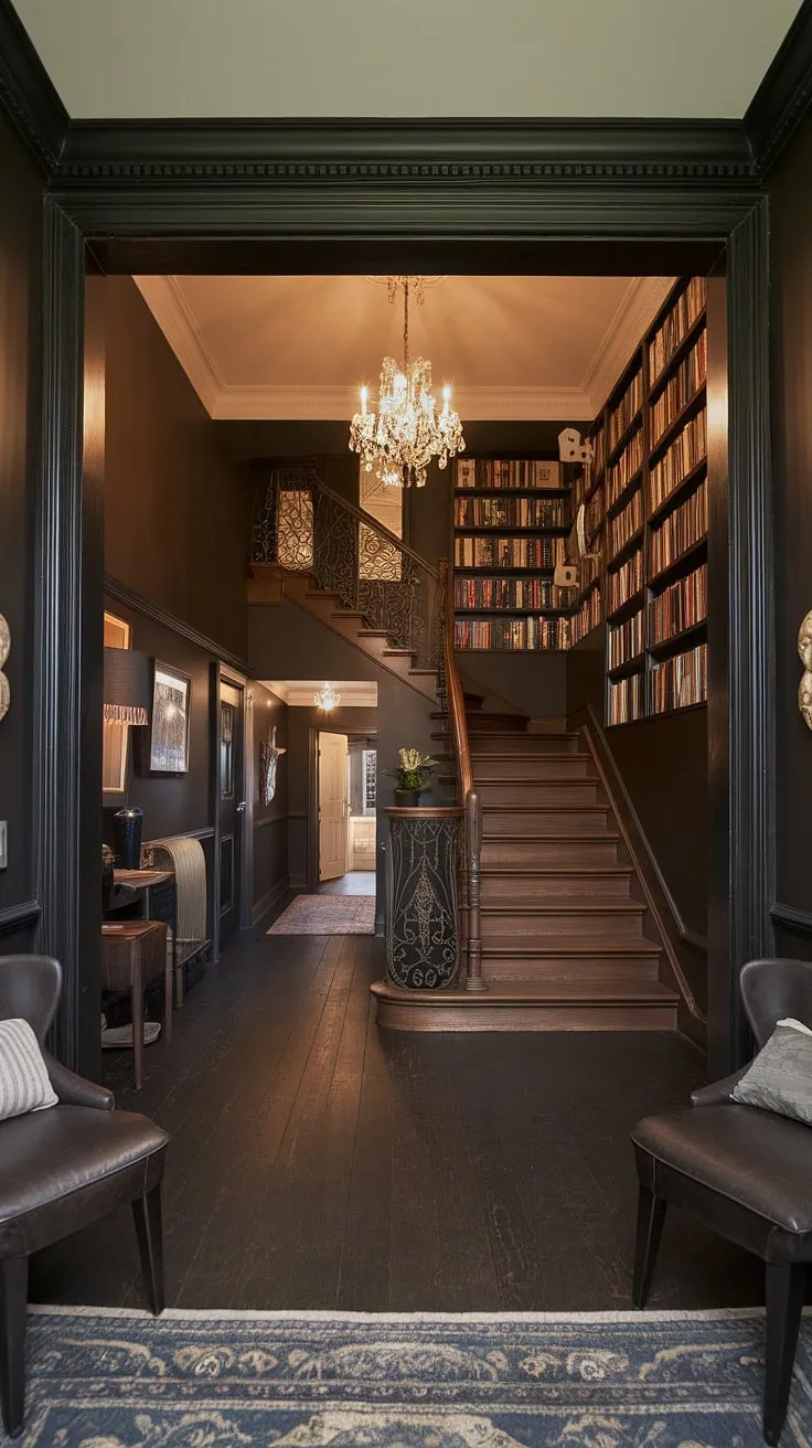 Where history whispers and modern comfort resides. The rich textures of dark wood and wrought iron meet the warmth of inviting light, creating a sanctuary that seamlessly blends old-world charm with contemporary elegance. A testament to the enduring beauty of Victorian architecture, reimagined for a new era. A space where stories unfold.