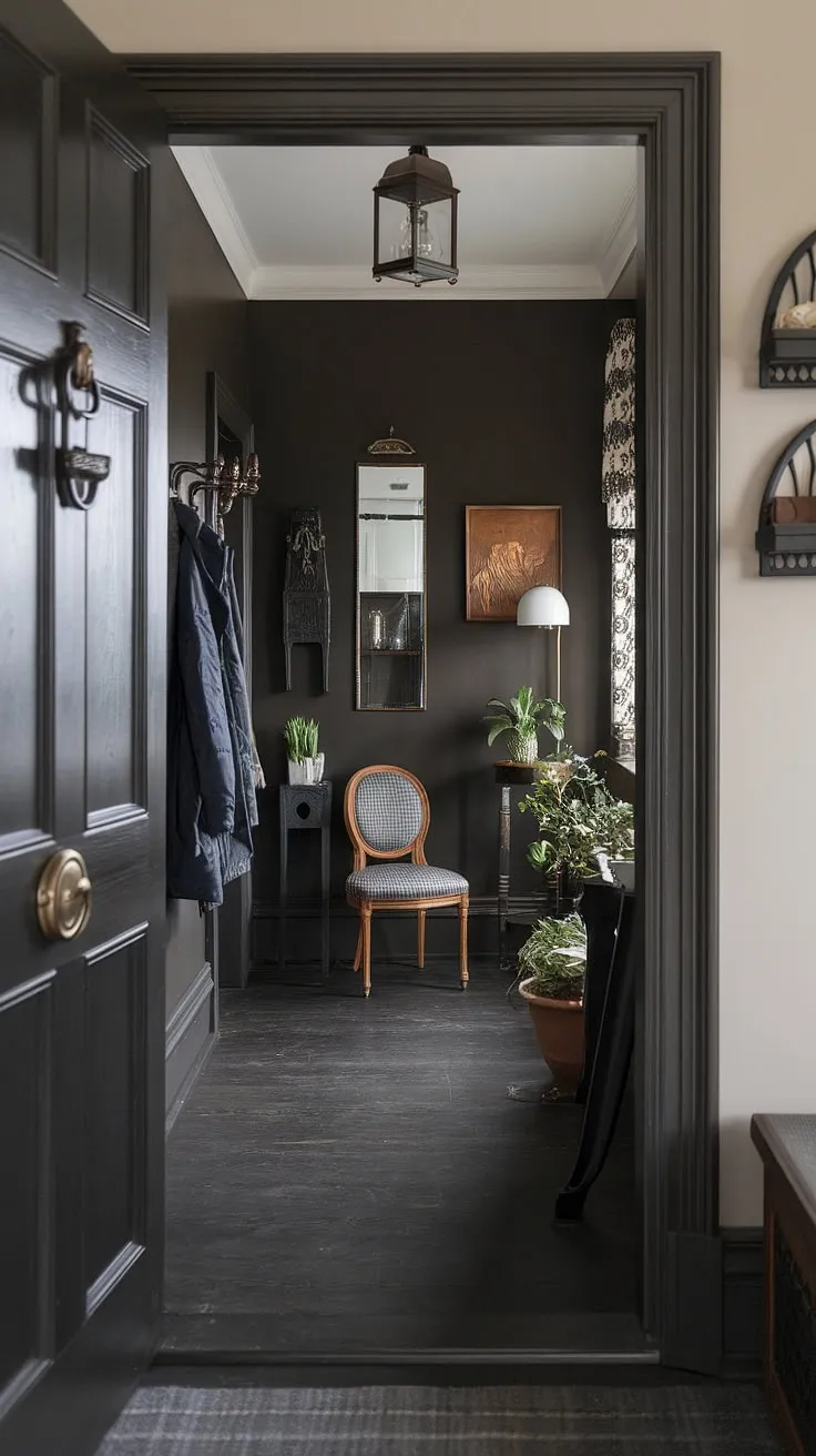 Step into a world where Victorian elegance meets modern darkness. The rich textures and deep hues create an atmosphere of captivating mystery, a space where history whispers and secrets unfold. A timeless blend of old-world charm and contemporary sophistication, this home is a testament to refined living. A sanctuary of shadows and style.