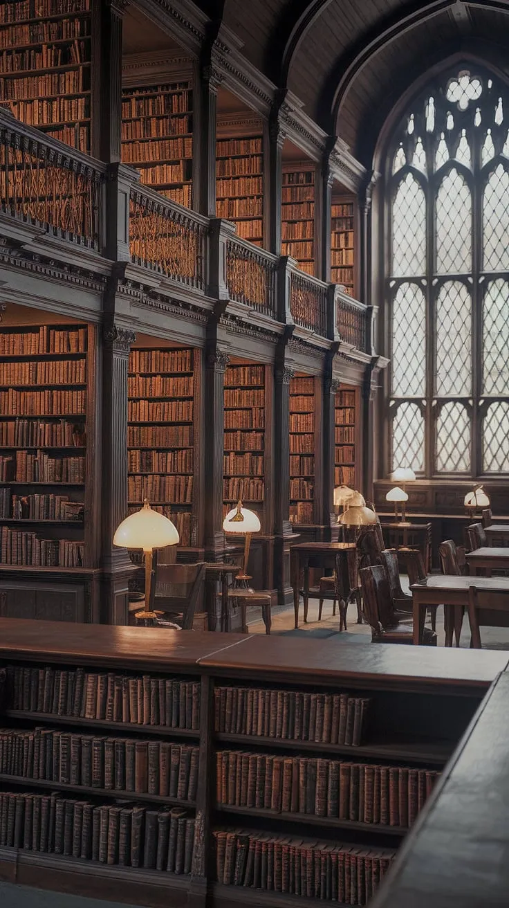 Lost in the labyrinthine shelves of a forgotten library, where the scent of aged paper and leather whispers tales of gothic romance and shadowed secrets. The weight of untold stories rests upon each leather-bound volume, a testament to the enduring power of words. A sanctuary for the soul, a haven for the mind, a place where imagination takes flight. A timeless escape.