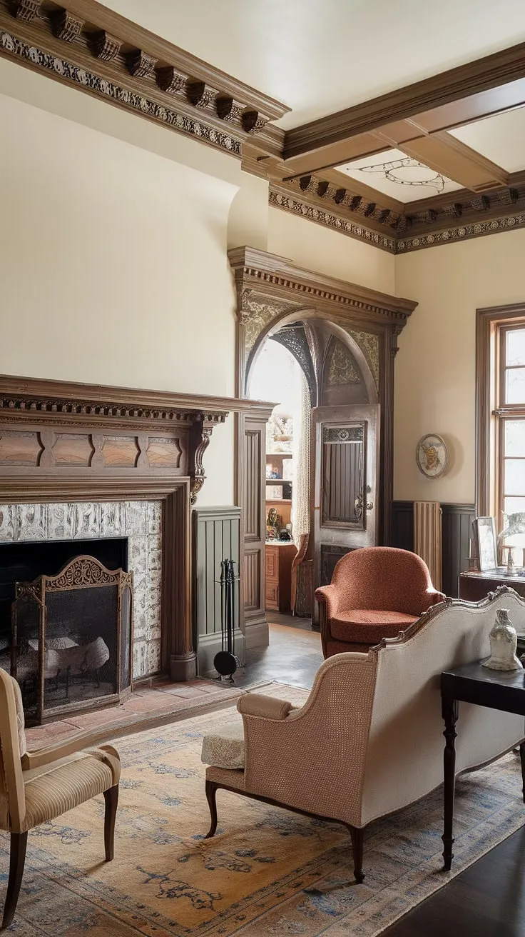 Imagine cozy evenings spent in this Victorian parlor. A crackling fire in the hearth, the soft glow of lamplight, and the comforting embrace of plush furnishings. A haven of peace and quiet, a sanctuary from the modern world. A perfect escape.